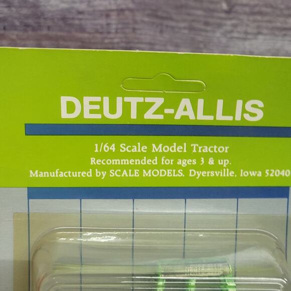 Vtg 1987 Scale Models 1/64 Deutz-allis 6265 diecast tractor Louisville Farm show - Picture 2 of 9